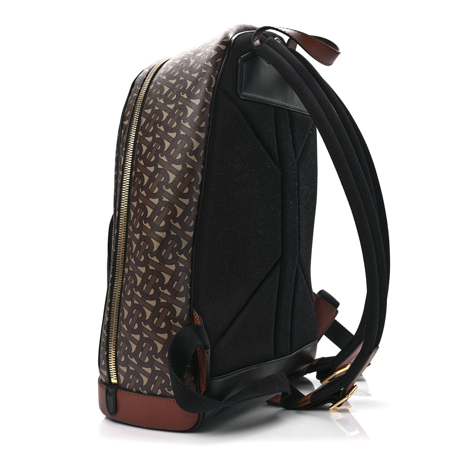 Burberry E-Canvas Monogram Rocco Backpack Bridle Brown 3 of 13