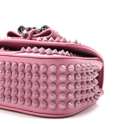 Christian Louboutin Calfskin Patent Spiked Sweety Charity Crossbody Bag Rosette 8 of 9