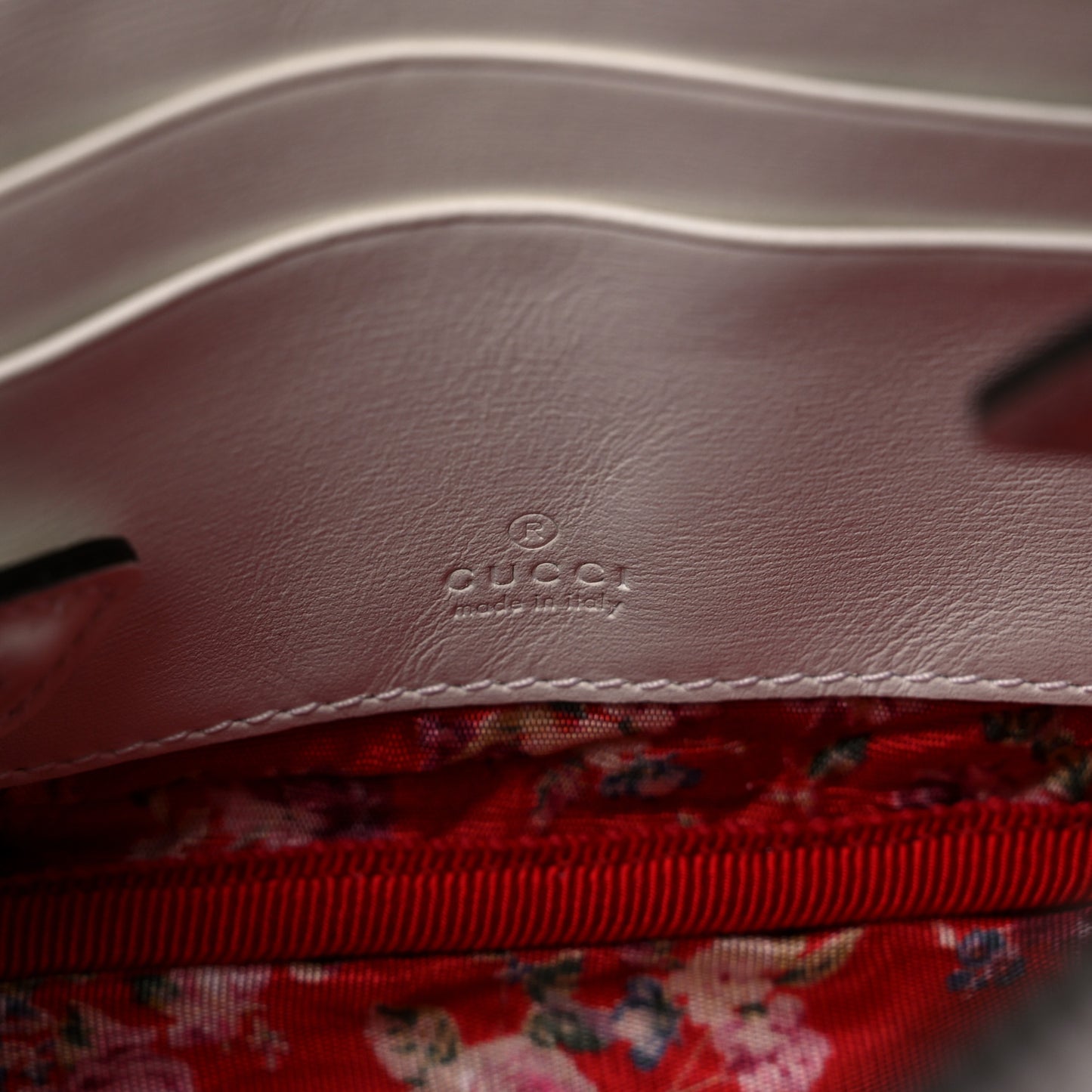 Calfskin Web Trapuntata Mini Shoulder Bag Off White