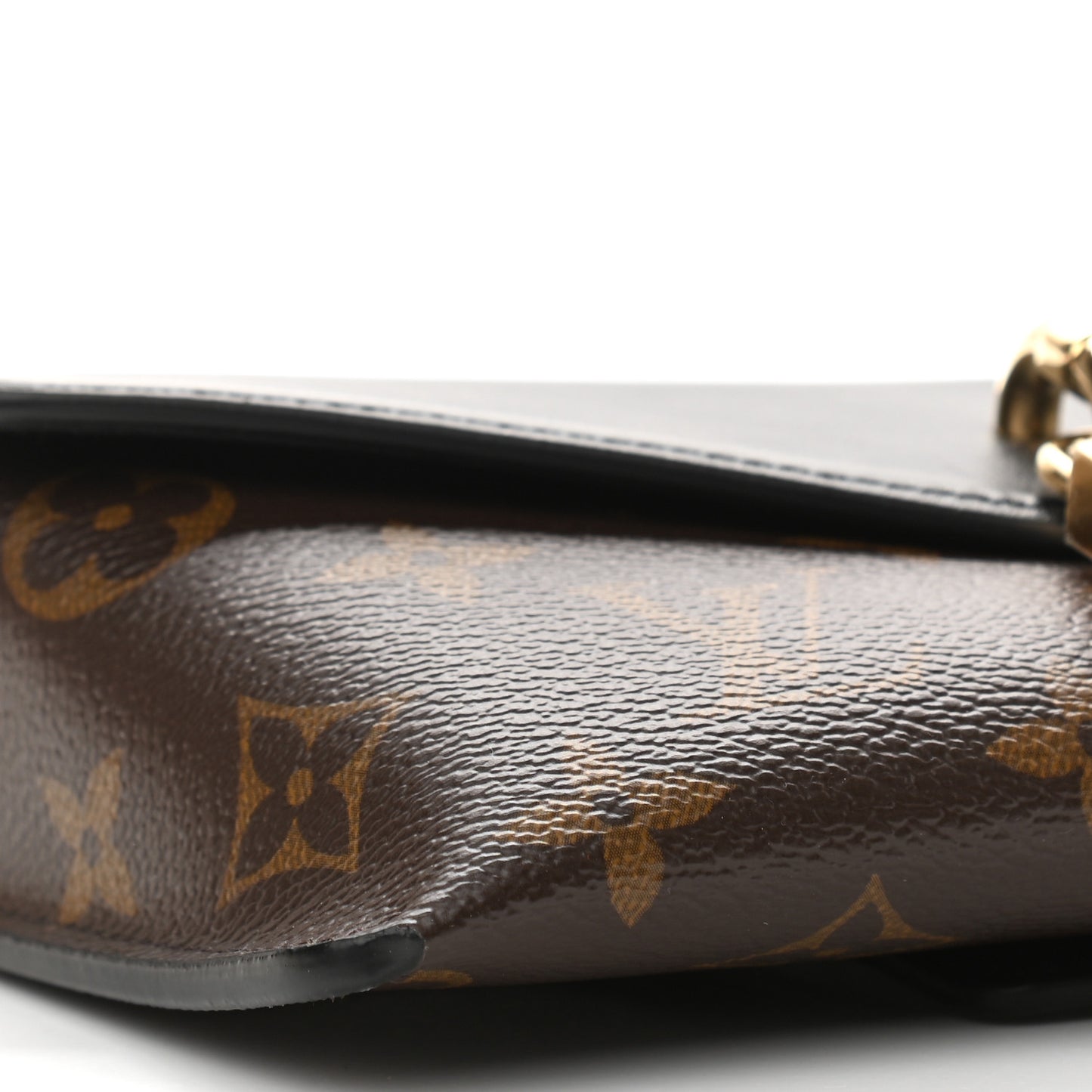 Monogram Padlock On Strap Black