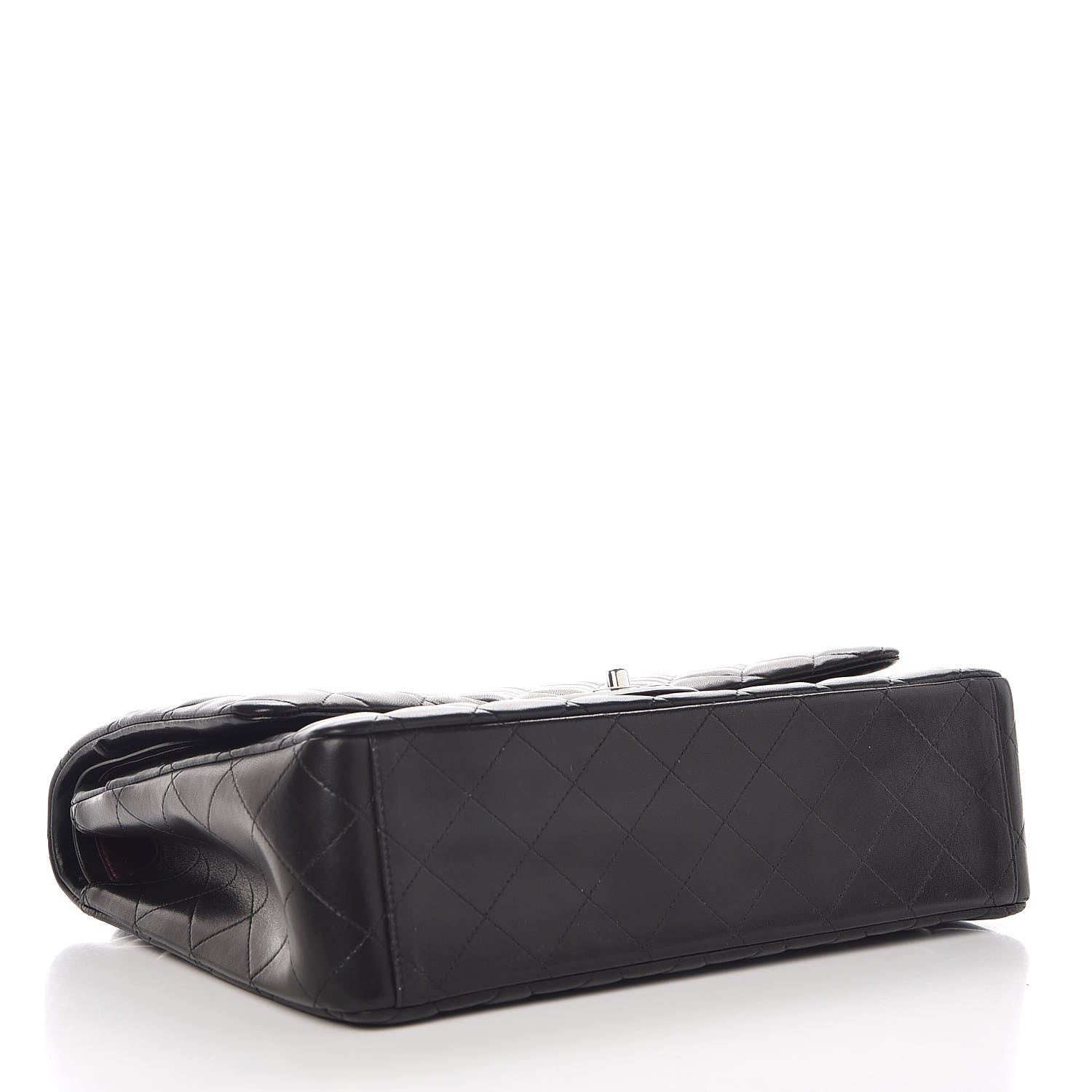 Chanel Lambskin Quilted Maxi Double Flap Black 5 of 8