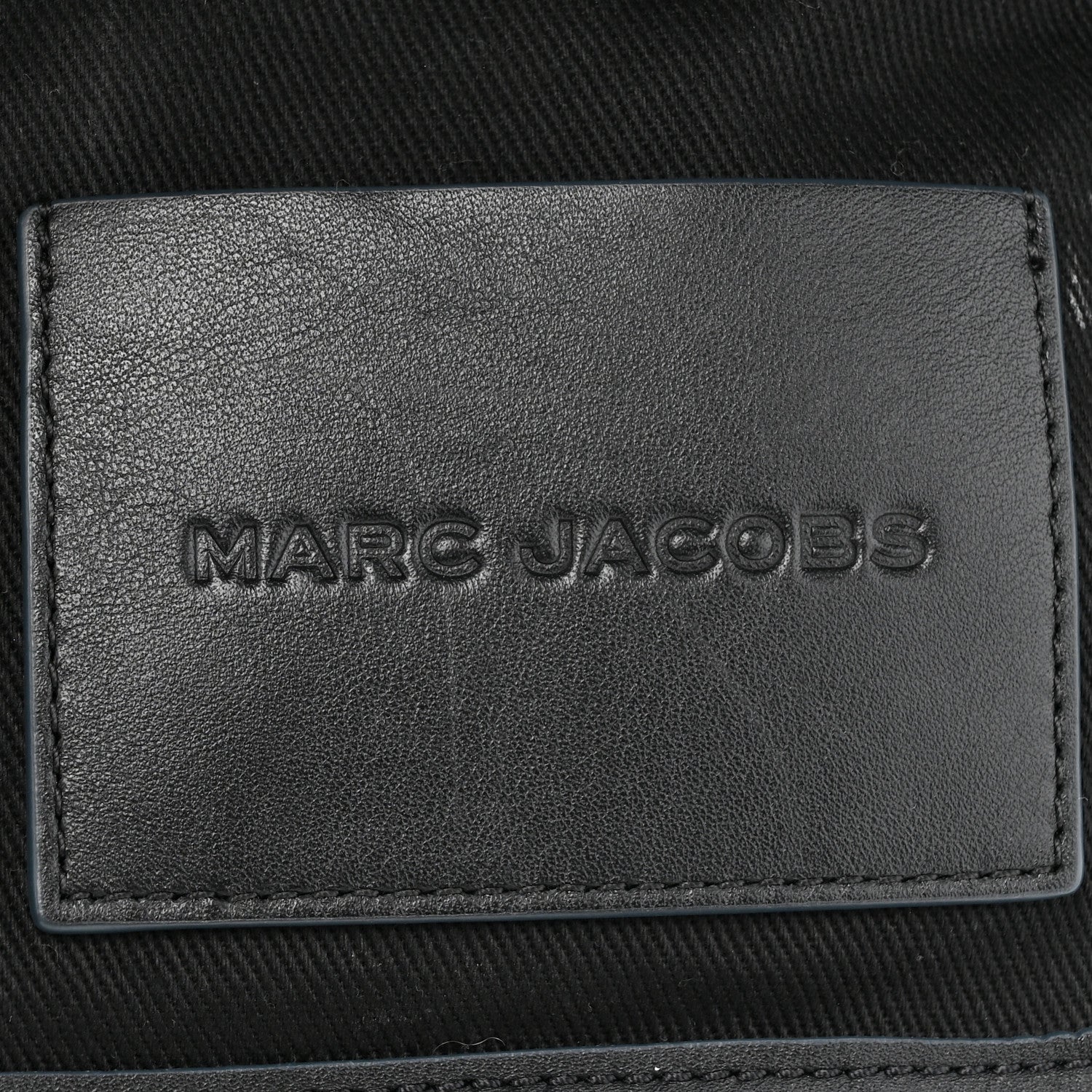 Marc Jacobs Denim Printed Calfskin Medium Tote Bag Blue 6 of 21