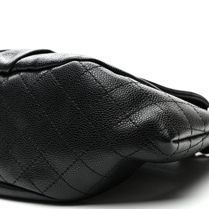 Chanel Caviar Half Moon Large Flap Black 10 of 10
