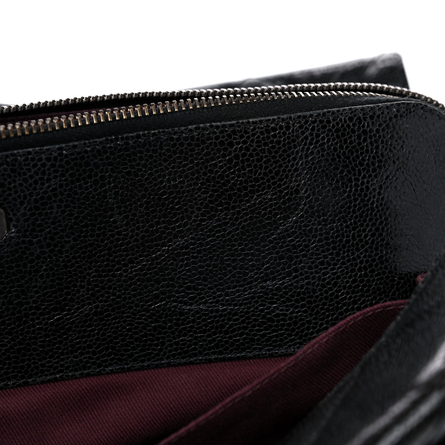 Chanel Crumpled Grained Calfskin Quilted CC Crave Tote Black 19 of 26