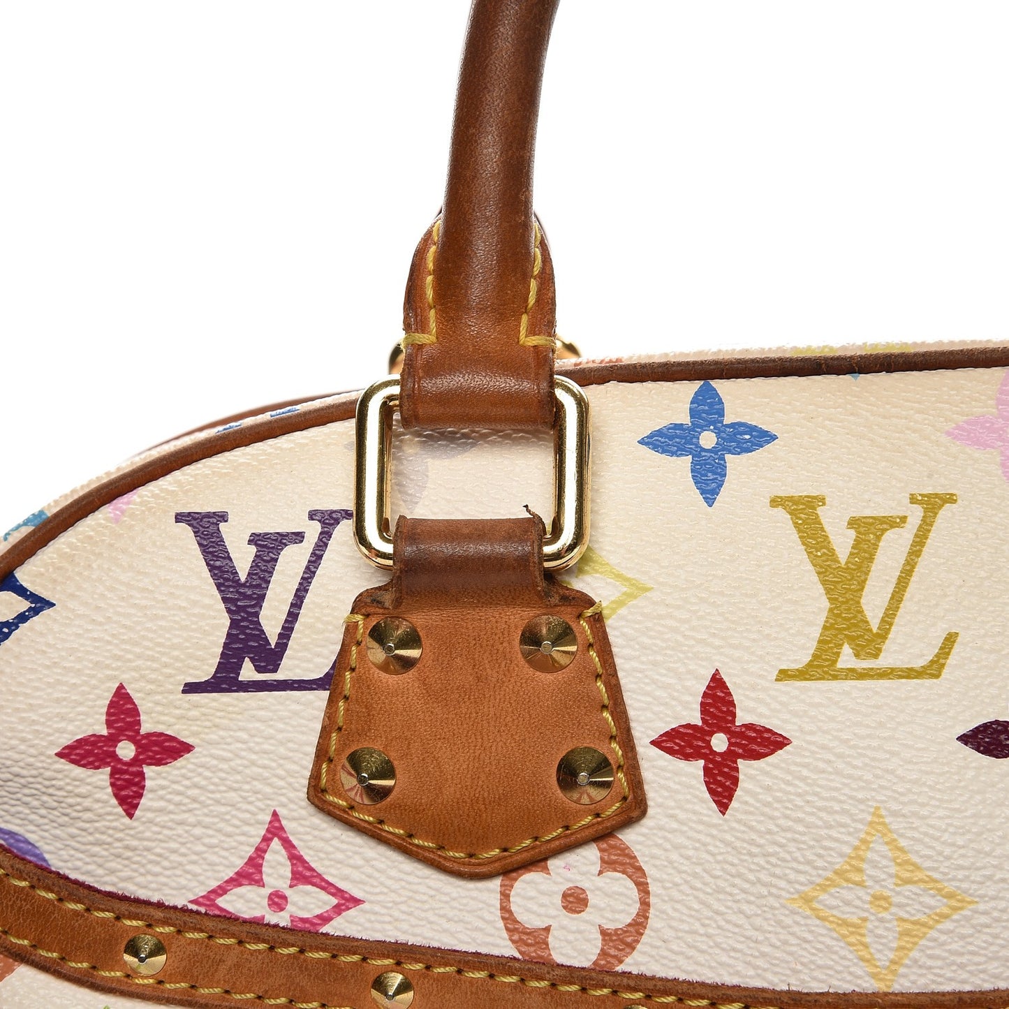 Monogram Multicolor Trouville White