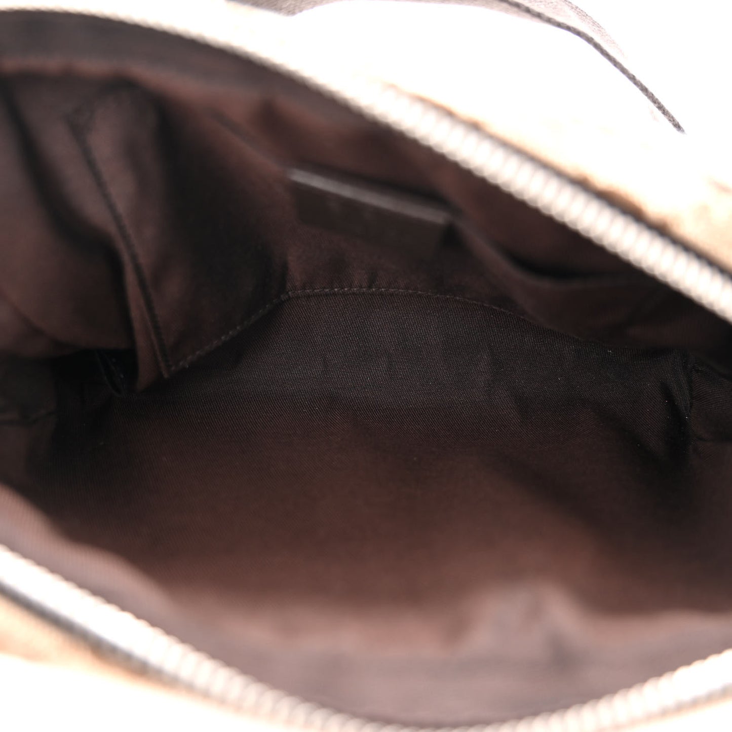 Monogram Dollar Calfskin Belt Bag Beige Ebony Testa di Moro Marrone Scuro