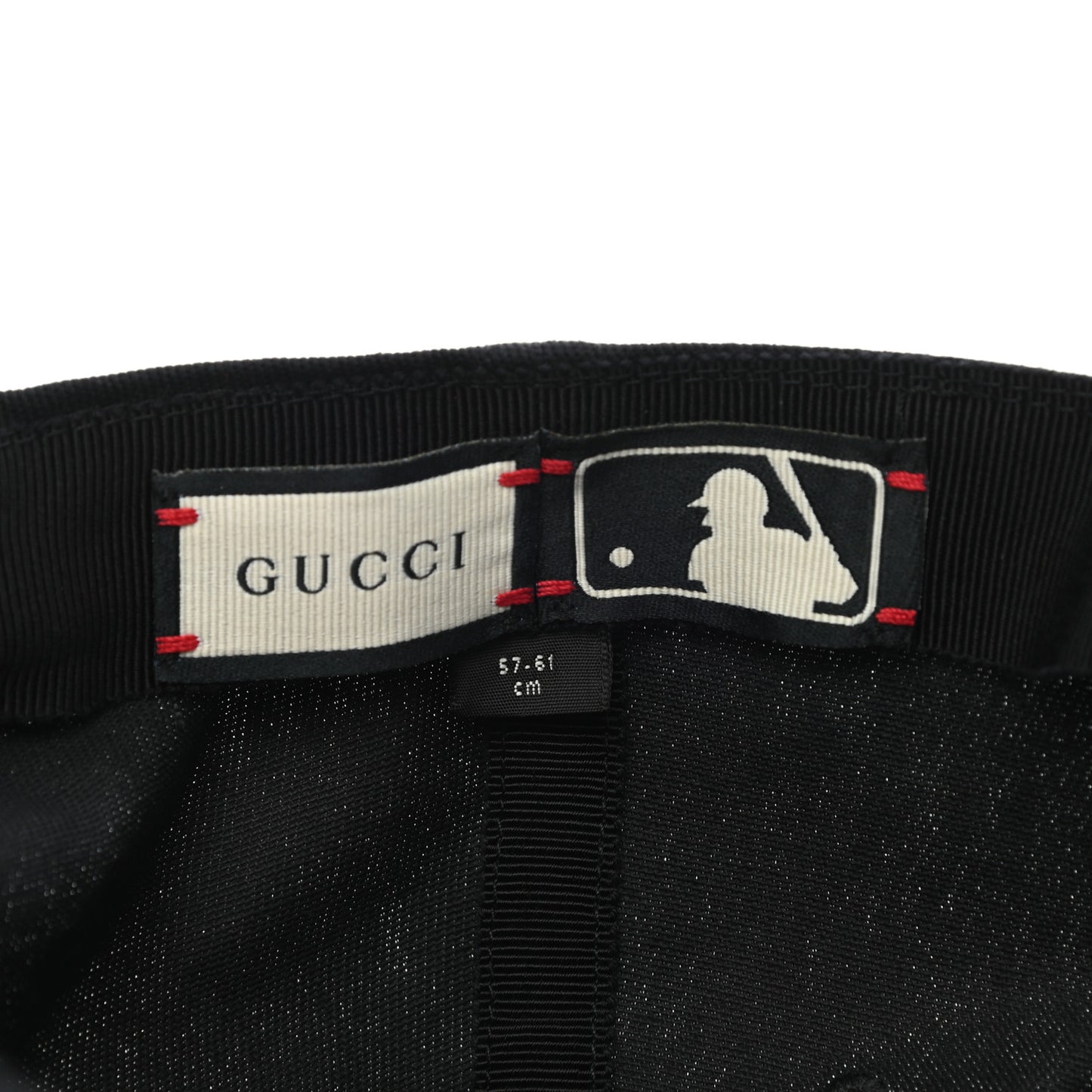 X MLB Cotton NY Yankees Baseball Hat 57-61 Black