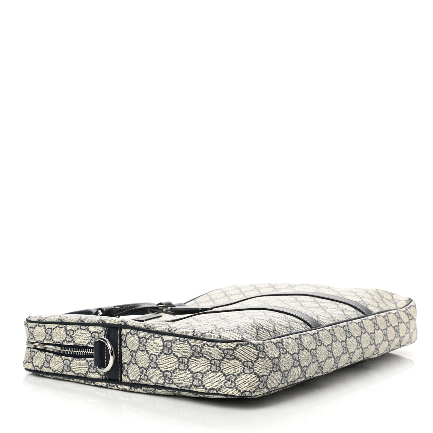 GG Supreme Monogram Briefcase Navy
