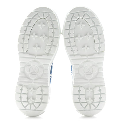 Louis Vuitton Denim Monogram Squad Sneakers 39 Marine 6 of 10
