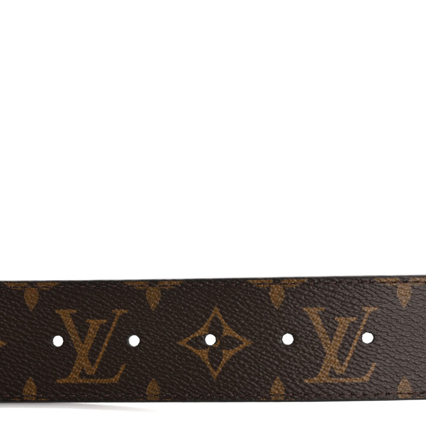 Calfskin Monogram 40mm LV Initiales Reversible Belt 85 34 Black