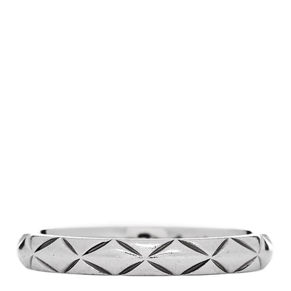 Chanel Platinum Mini Coco Crush Ring 49 4.75 1 of 5