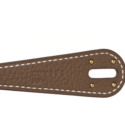Hermes Taurillon Clemence Lindy 26 Etoupe 7 of 11