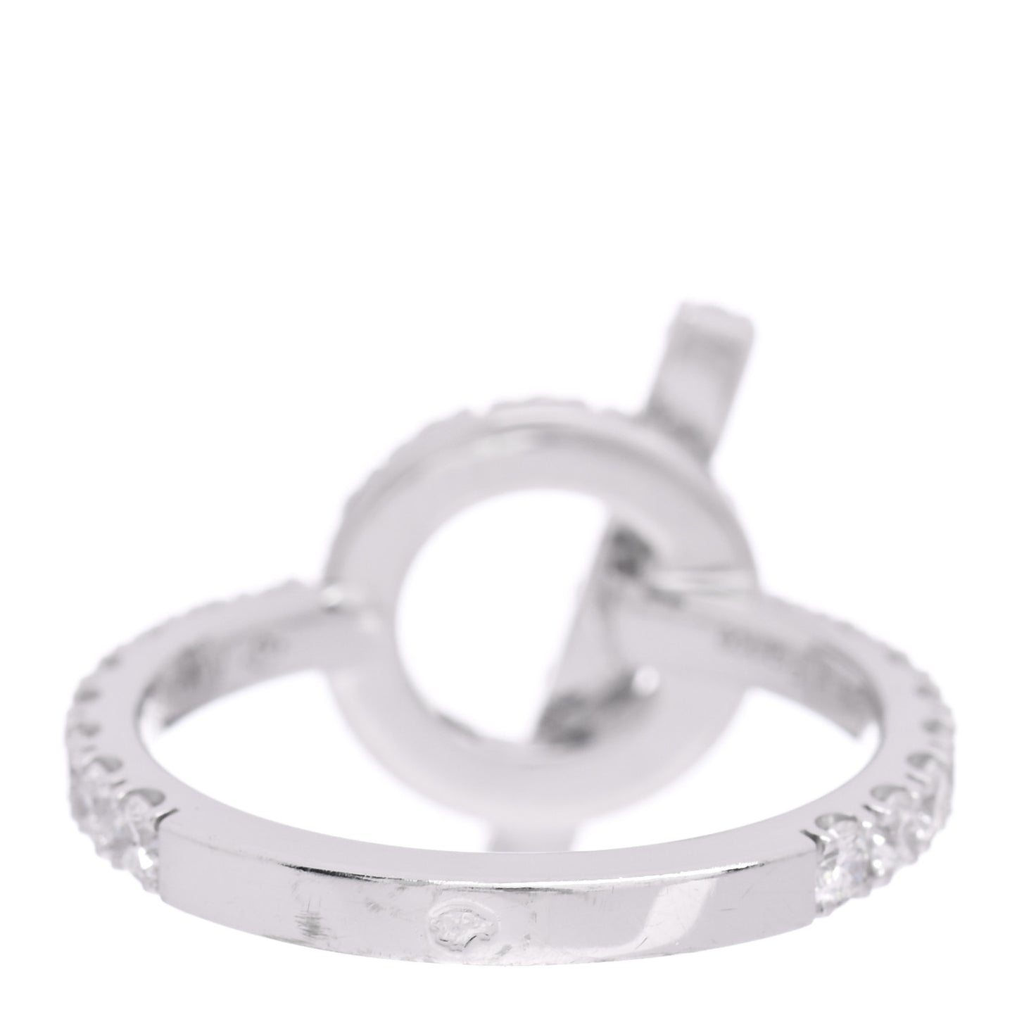 18K White Gold Diamond Finesse Ring 50 5.25