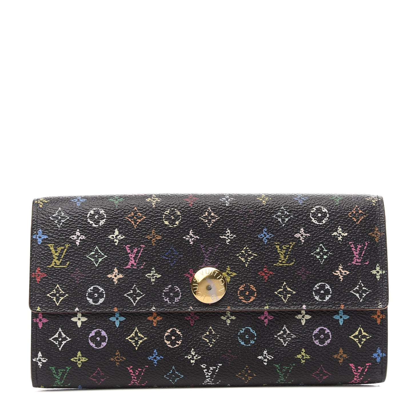 Monogram Multicolor Sarah Wallet Black Grenade