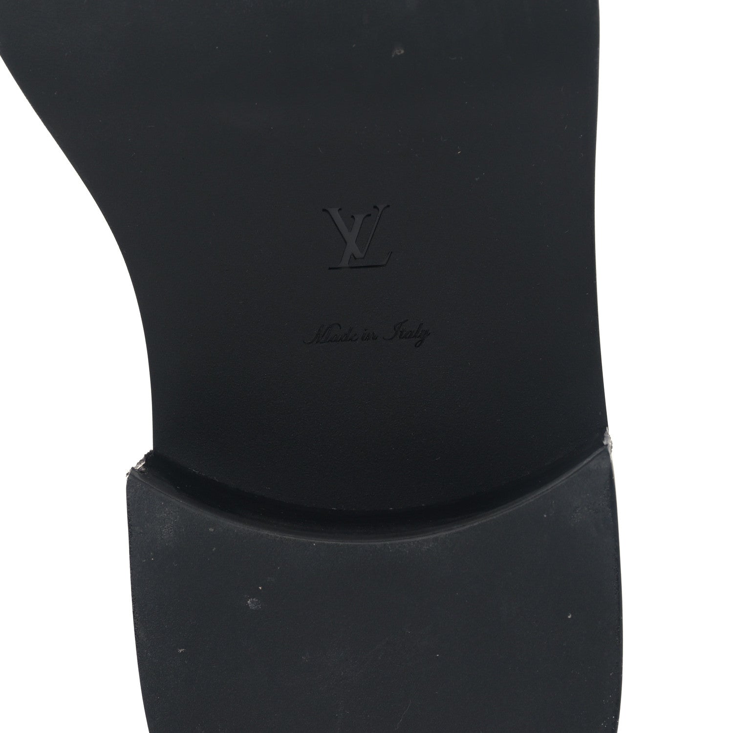 Louis Vuitton Calfskin Oversized Chain Academy Loafers 39 Black 6 of 7