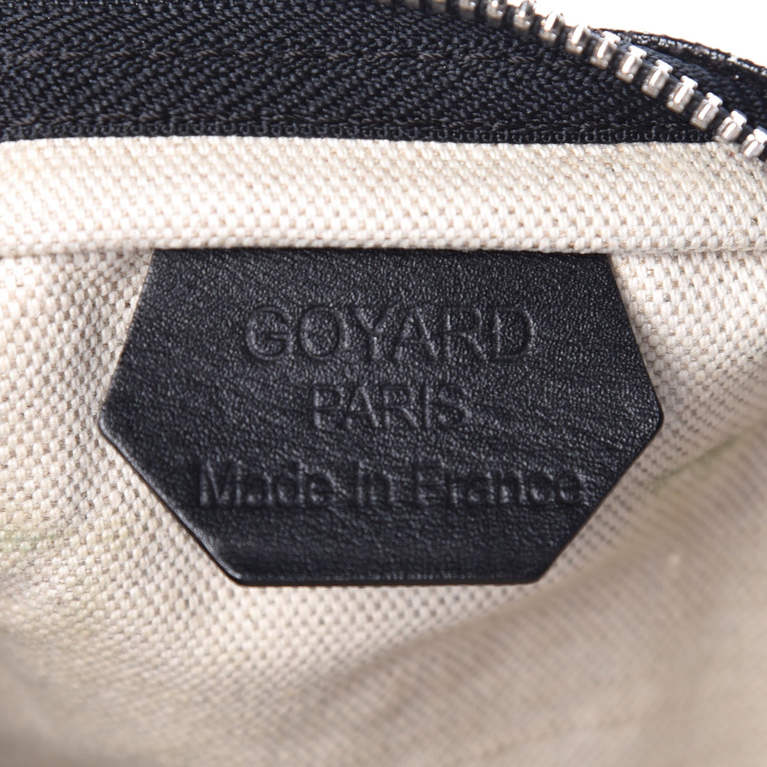 Goyard Goyardine Fidji Zip Hobo Black 9 of 10