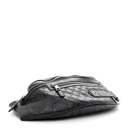 Gucci Guccissima Waist Belt Bag Black 4 of 12