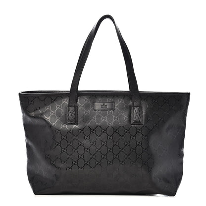 Gucci Imprime Monogram Medium Zippered Shopping Tote Black 1 of 13