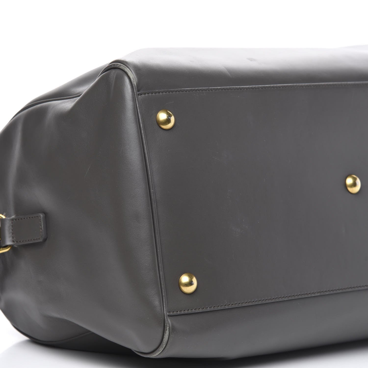 Saint Laurent Calfskin Classic Duffle 12 Earth 8 of 15