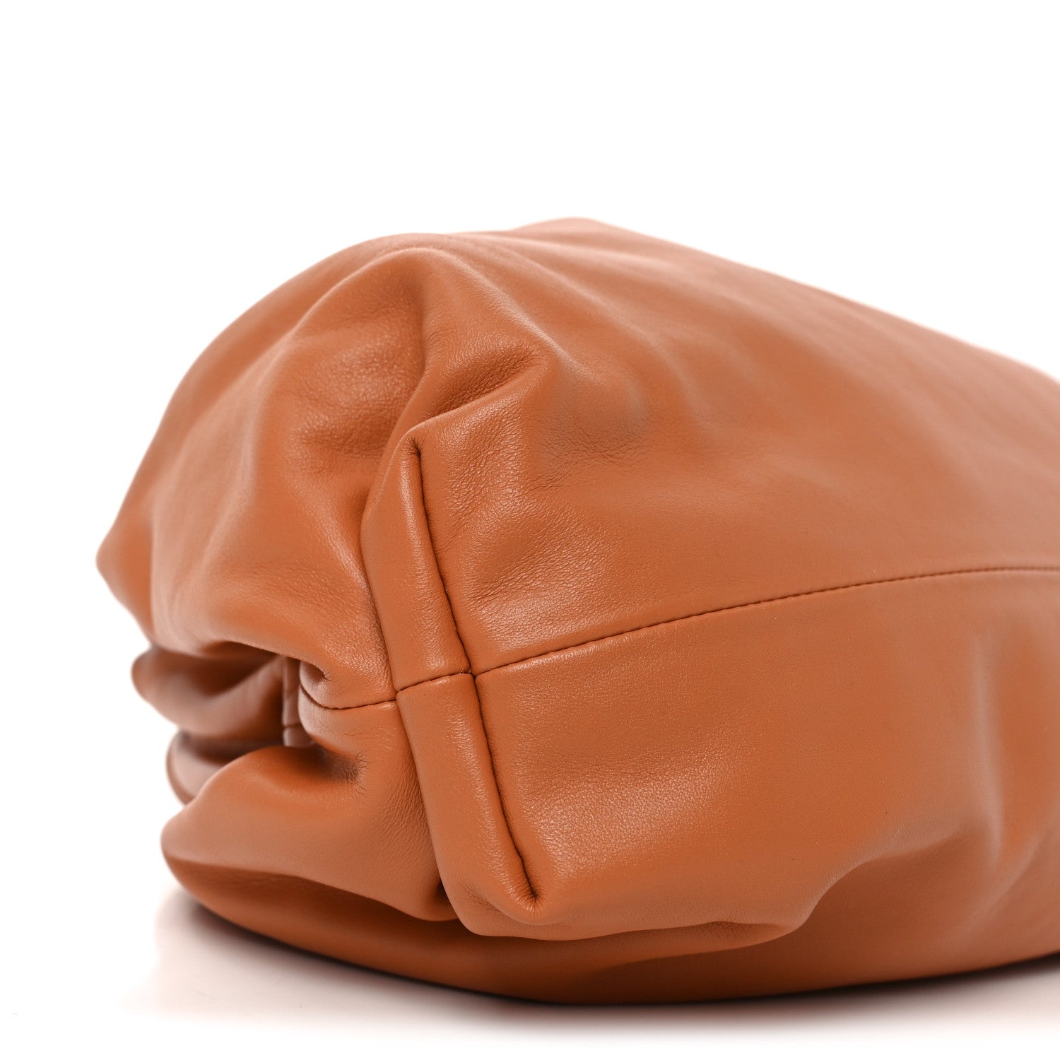 Bottega Veneta Smooth Butter Calf The Pouch Oversized Clutch Clay 10 of 11