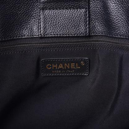 Chanel Calfskin Cerf Shopper Tote Black 6 of 16