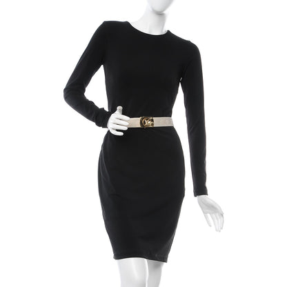 Louis Vuitton Canvas Monogram LV Cut Belt 80 32 White 2 of 8