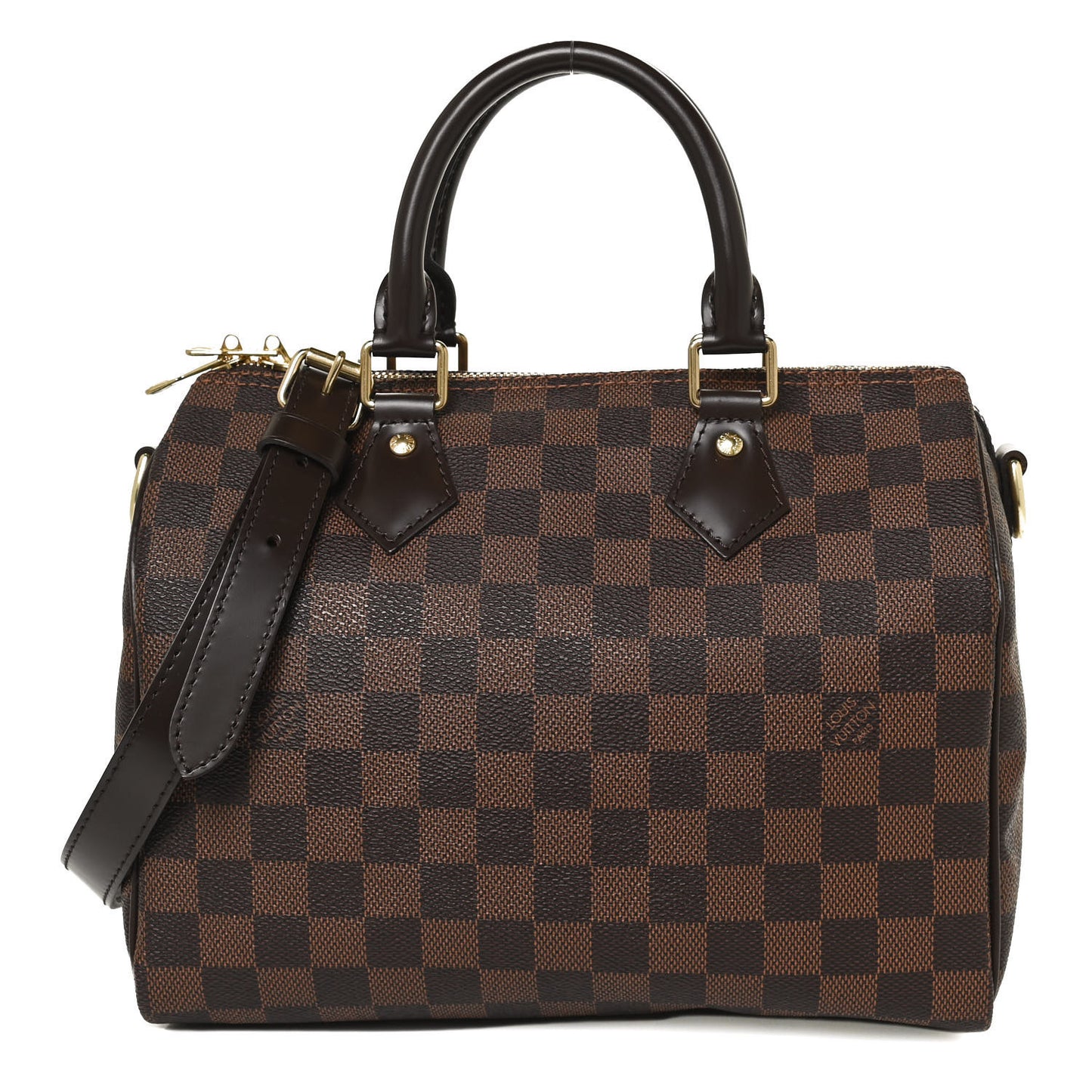 Damier Ebene Speedy Bandouliere 25