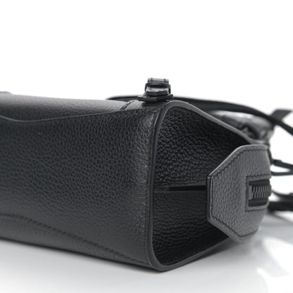 Balenciaga Grained Calfskin Neo Classic Hardware Nano City Crossbody Black 8 of 8