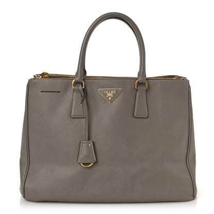 Prada Saffiano Large Galleria Double Zip Tote Argilla 1 of 8