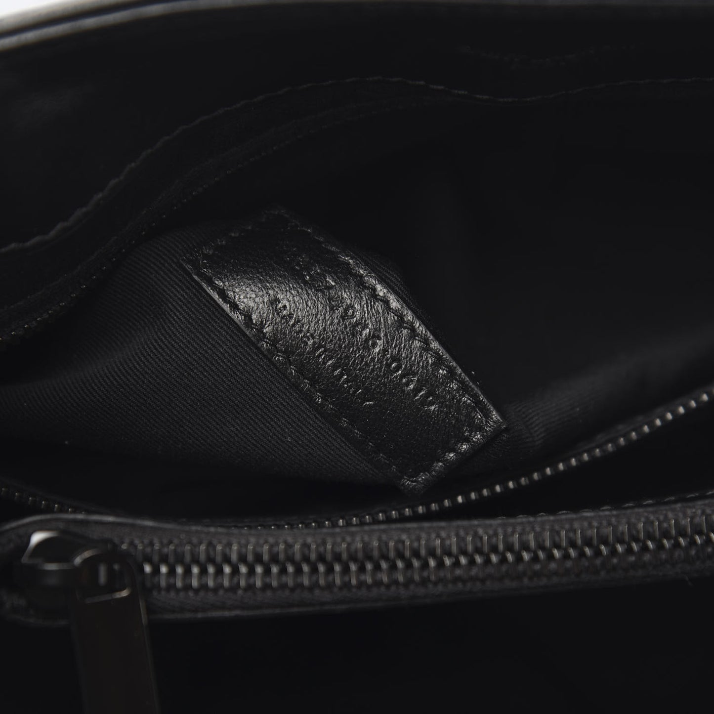 Calfskin Y Quilted Monogram Medium Loulou Chain Satchel Black
