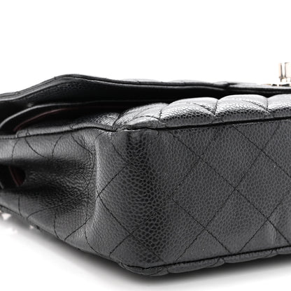 Chanel Caviar Quilted Medium Double Flap Black 9 of 10