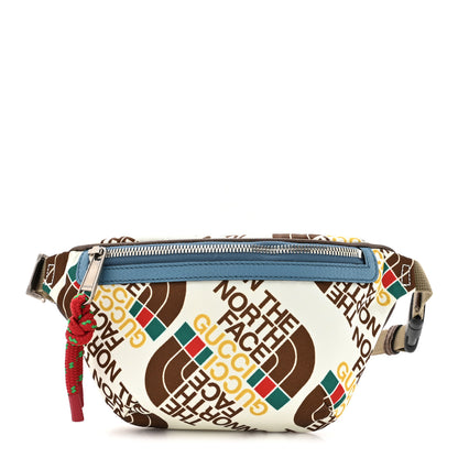 Gucci X THE NORTH FACE Econyl Nylon Belt Bag White Sky Blue 1 of 12