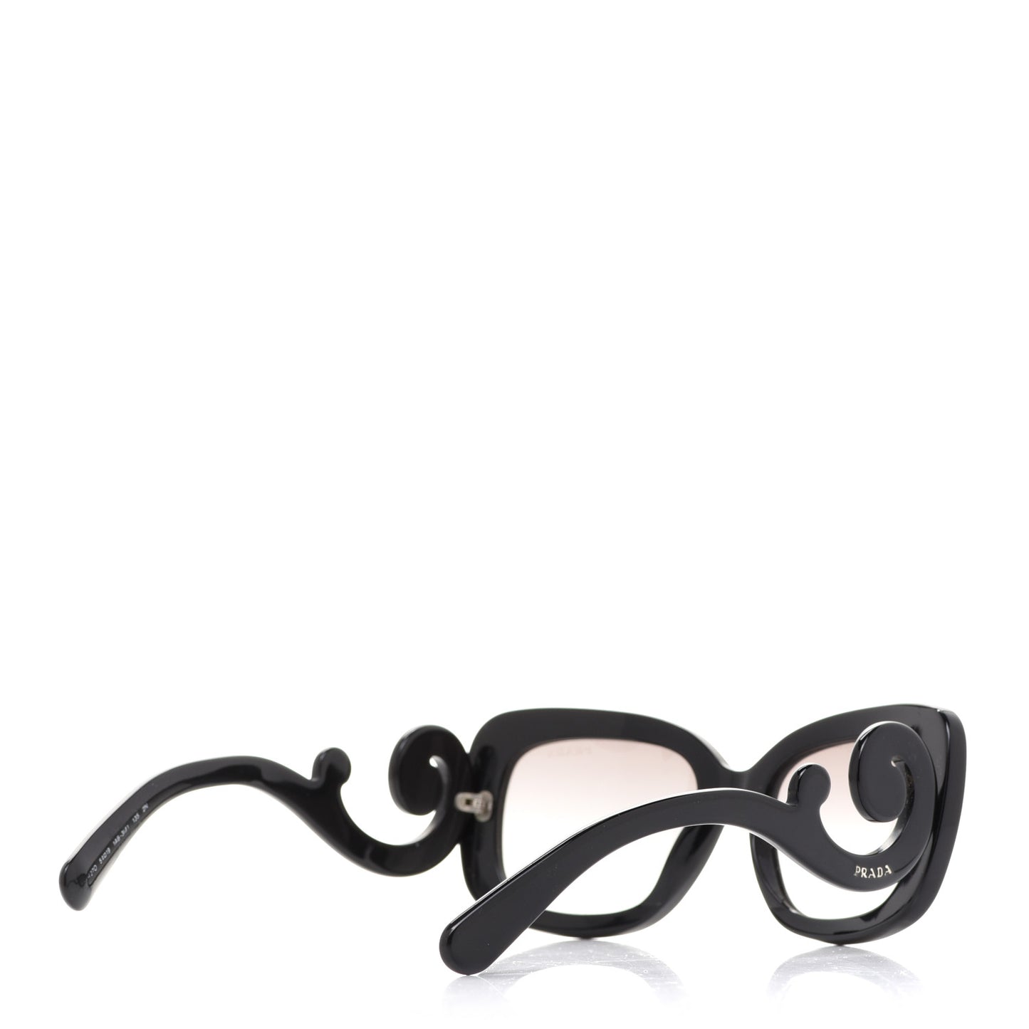Acetate Baroque Sunglasses SPR 27O Black