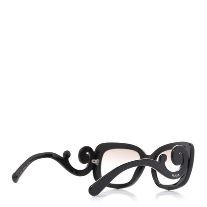 Prada Acetate Baroque Sunglasses SPR 27O Black 4 of 7
