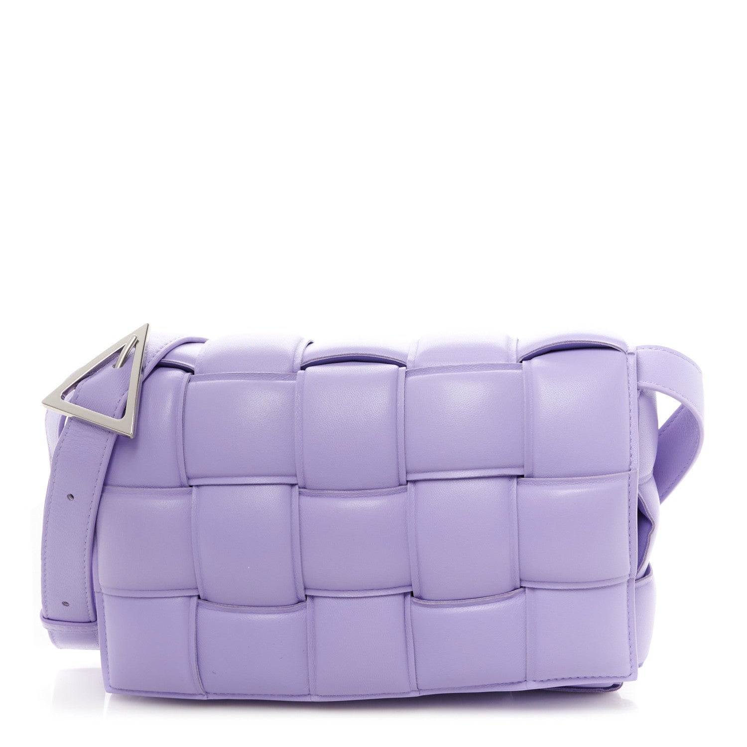 Bottega Veneta Nappa Maxi Intreccio Padded Cassette Crossbody Bag Lavender 1 of 12