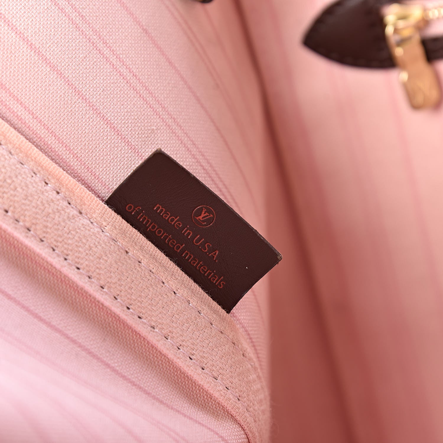 Louis Vuitton Damier Ebene Neo Neverfull MM Rose Ballerine 8 of 16
