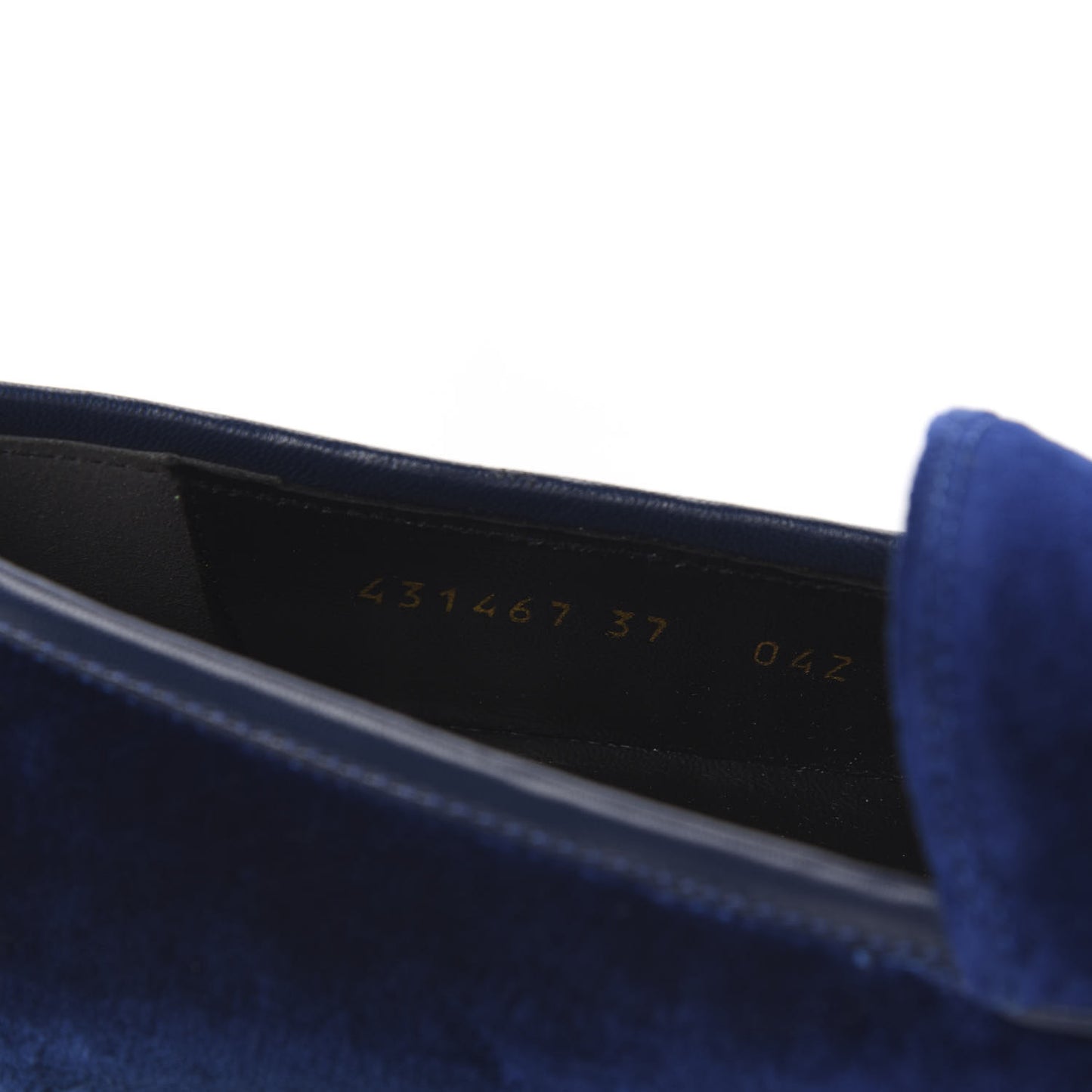 Velvet Horsebit Womens Jordaan Loafers 37 Blue Cobalt