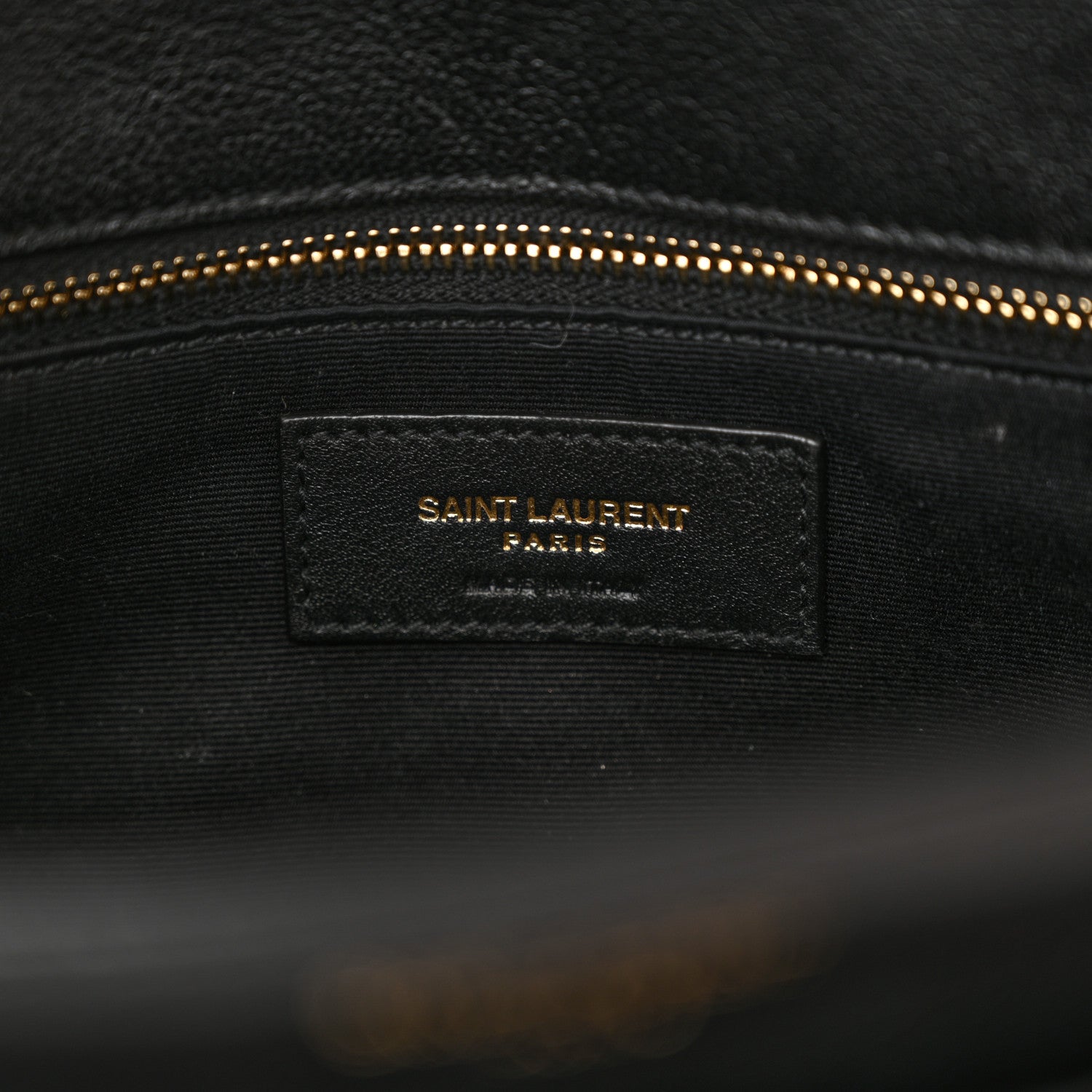 Saint Laurent Lambskin Quilted Mini Becky Chain Bag Black 7 of 13
