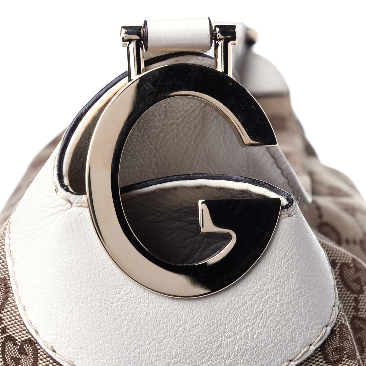 Monogram Medium Charlotte Hobo Off White