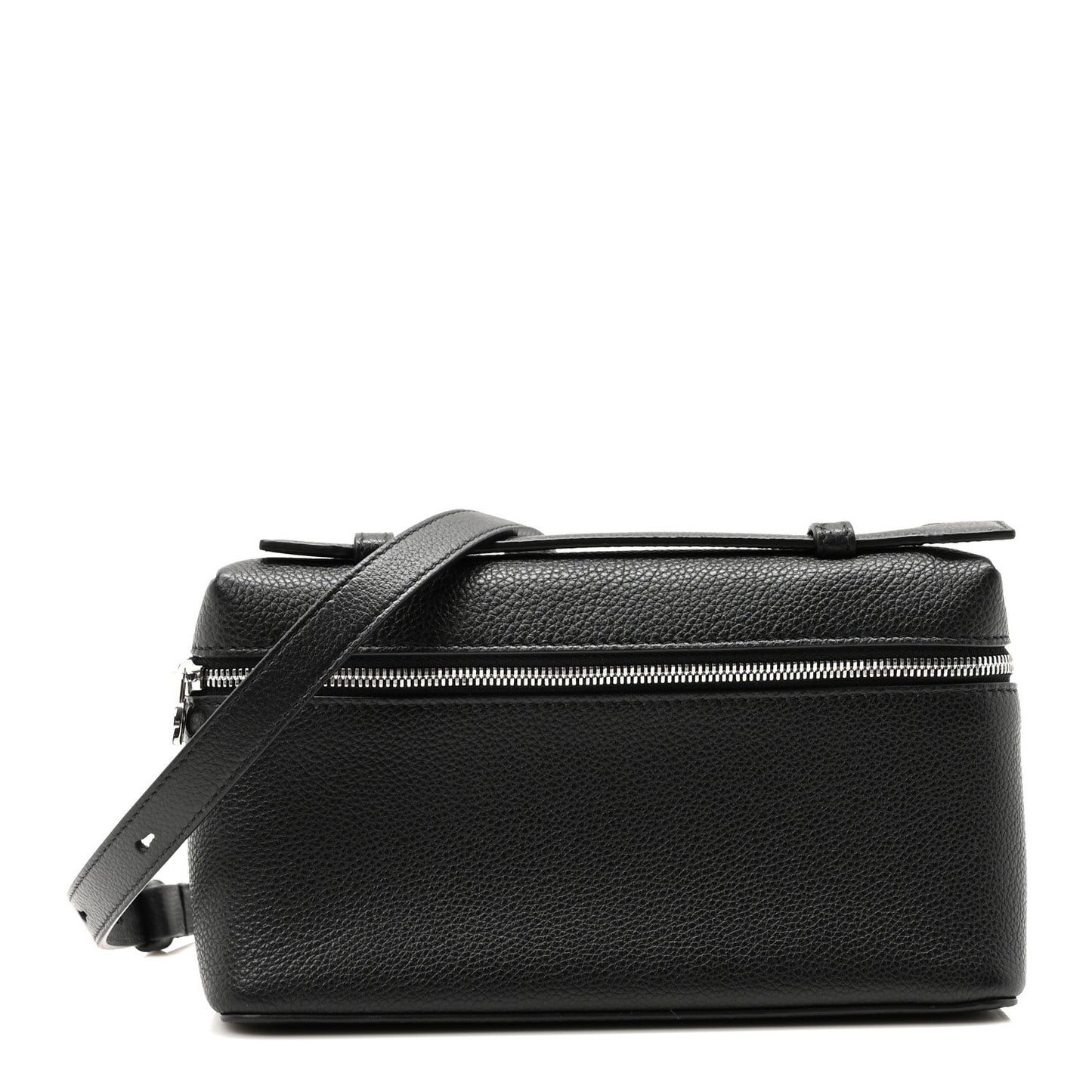 Grained Calfskin L19 Extra Pocket Pouch Black