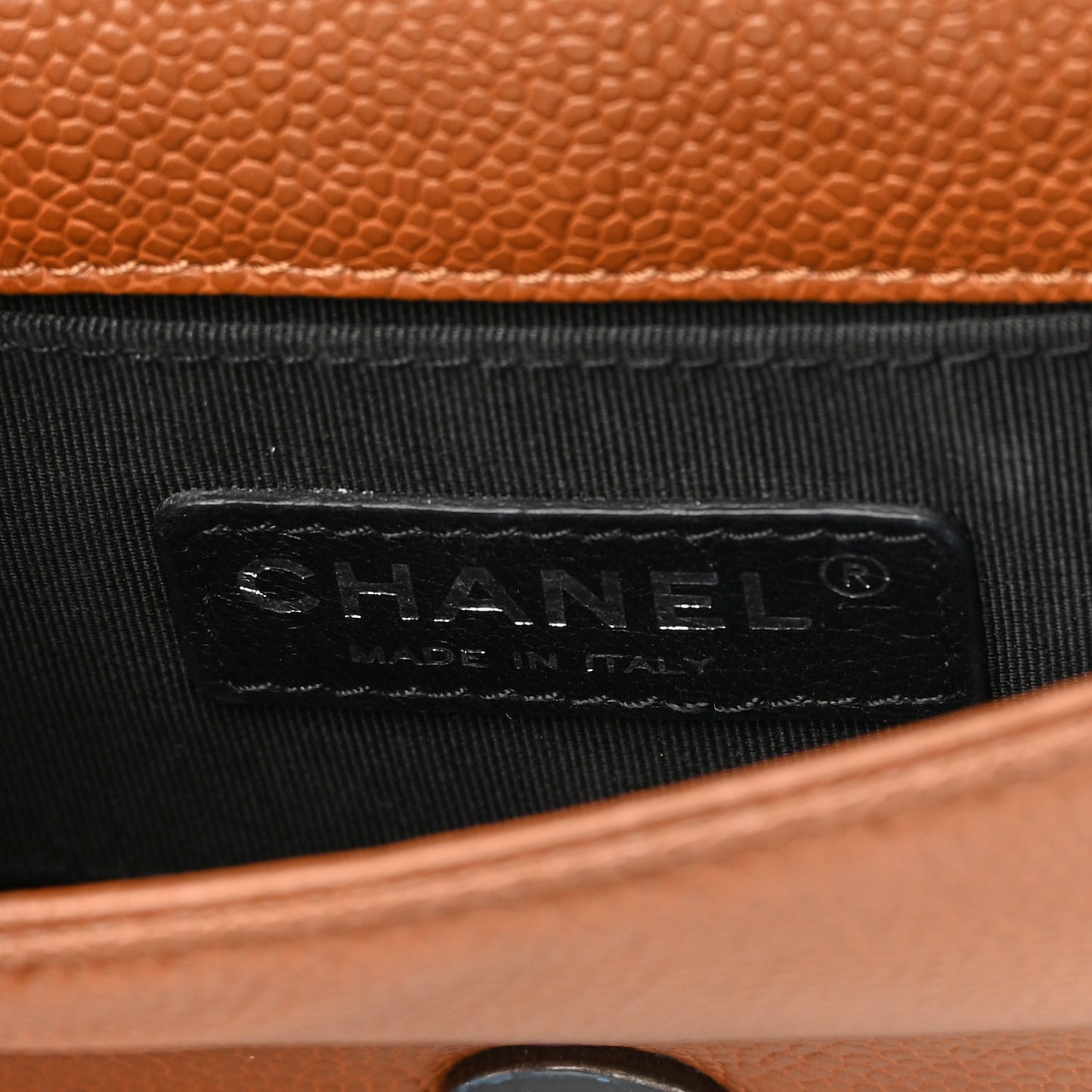 Caviar Mini Dallas Boy Brick Flap Brown