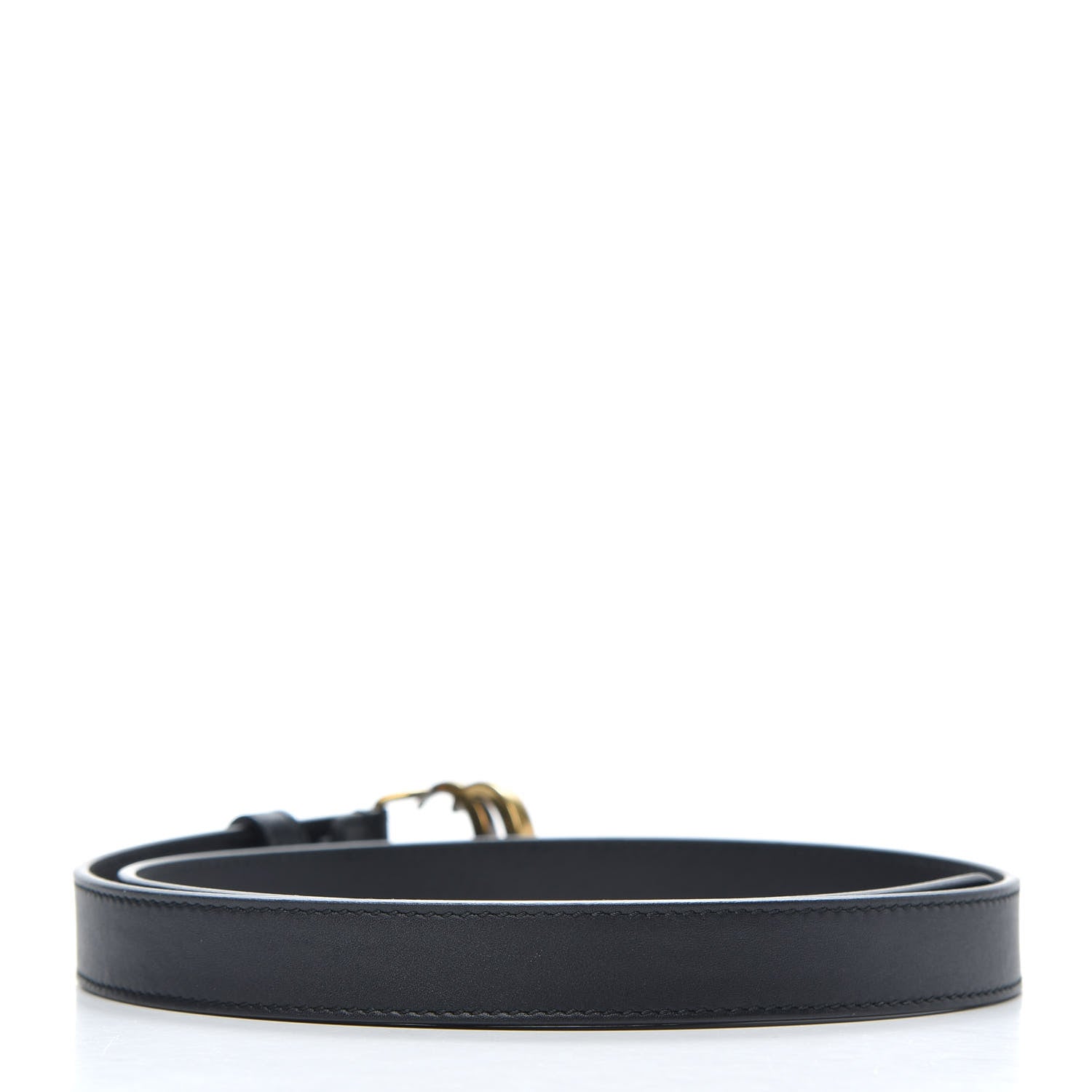Gucci Calfskin Double G 20mm Belt 70 28 Black 2 of 5