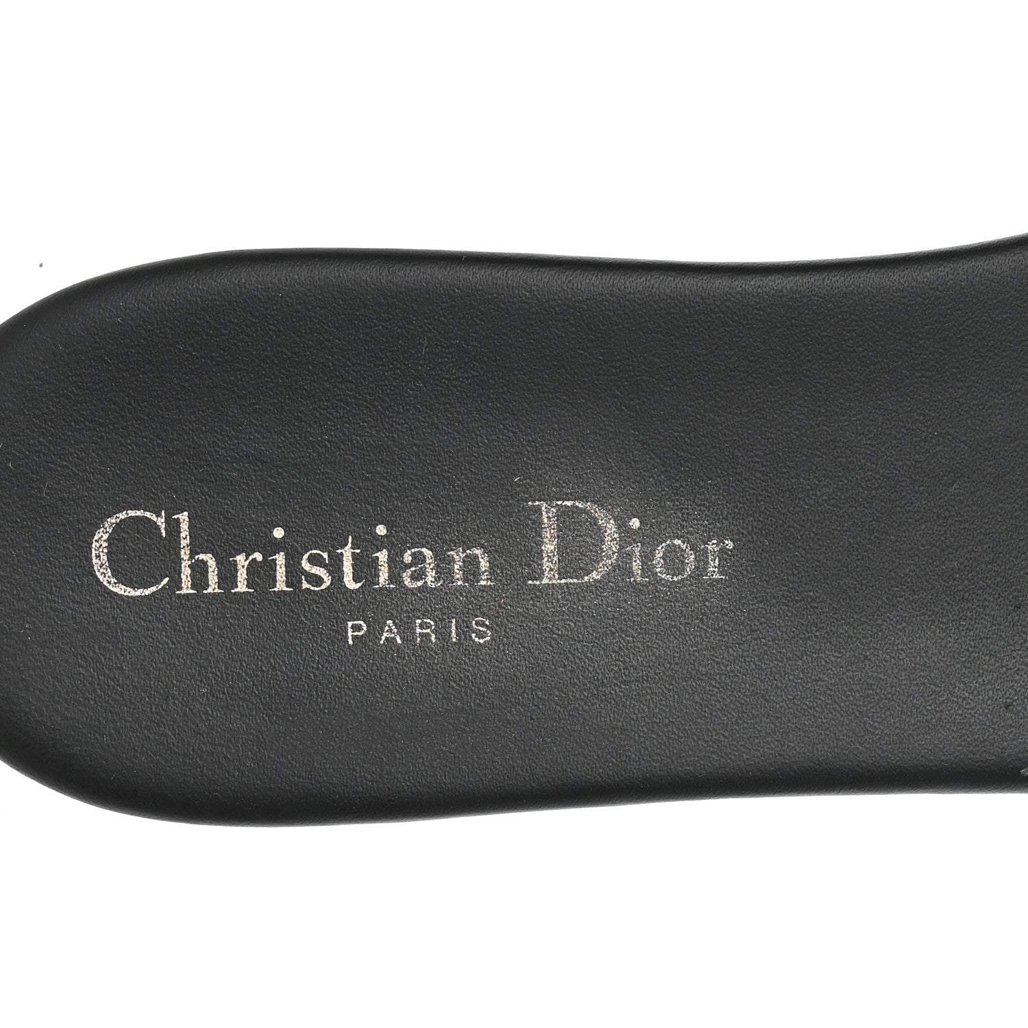 Christian Dior Canvas Embroidered Dway Mules Slide Sandals 40 Black 8 of 10