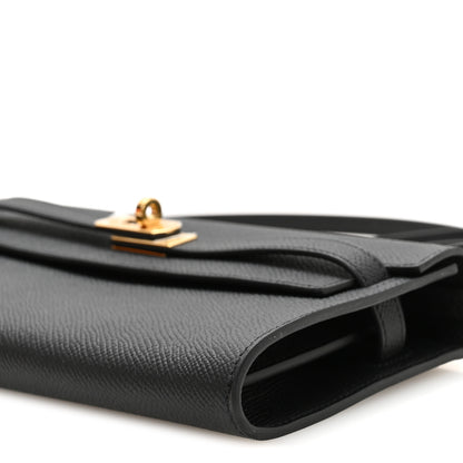 Hermes Epsom Kelly Wallet To Go Black 9 of 10