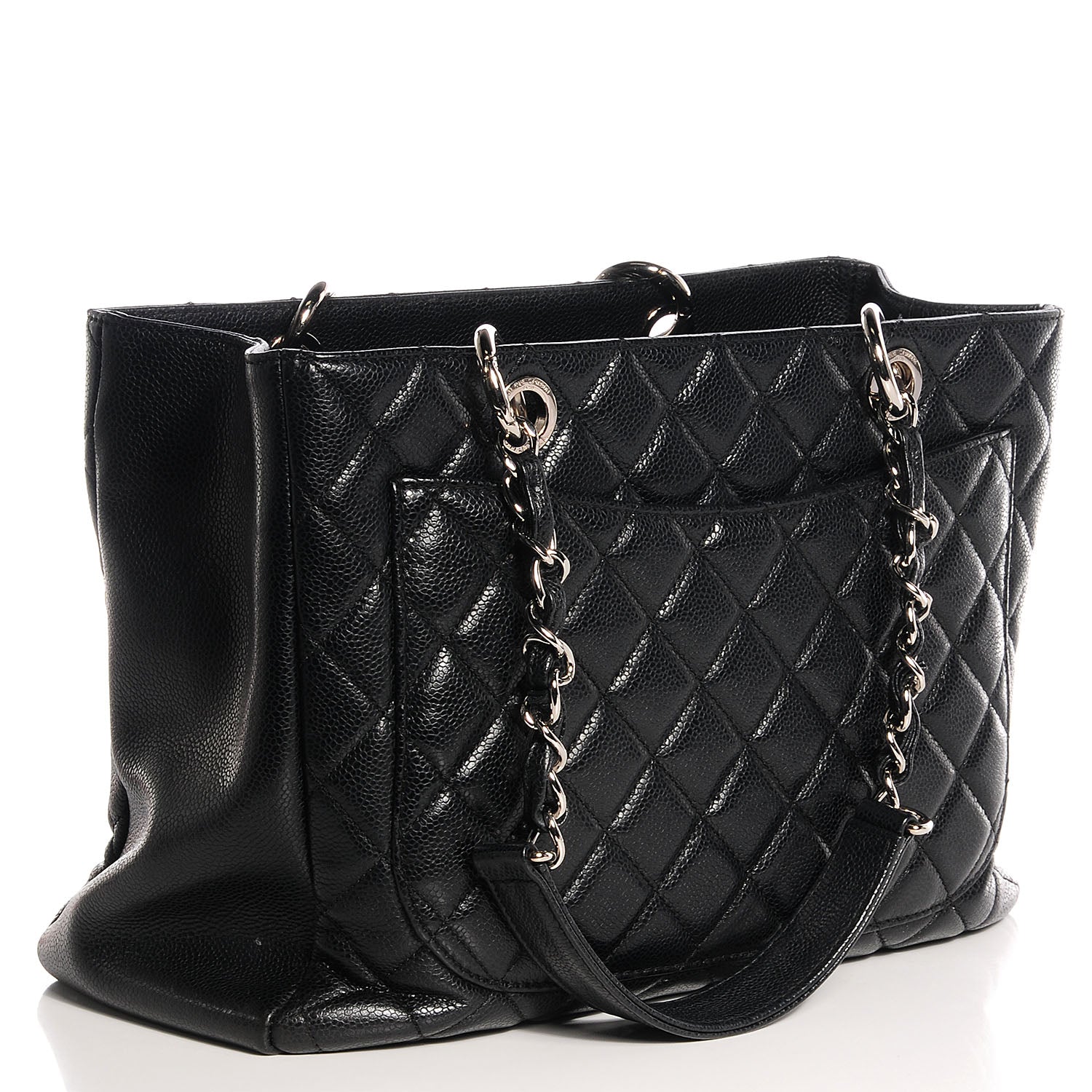 Chanel Caviar Grand Shopping Tote GST Black 3 of 8