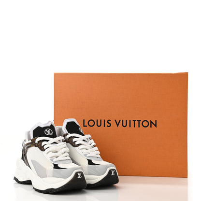 Louis Vuitton Monogram Calfskin Run 55 Sneakers 36.5 White 11 of 11