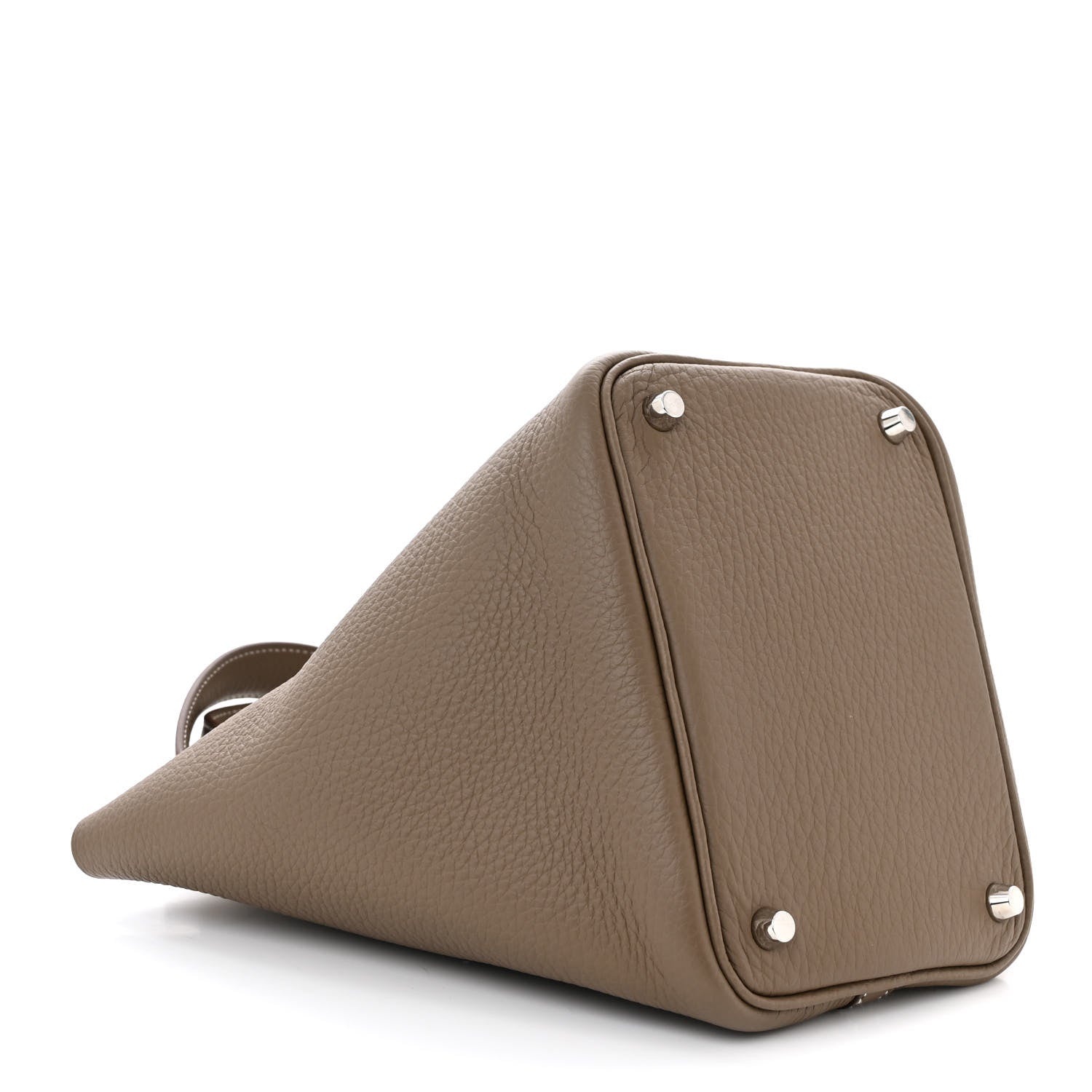 Hermes Taurillon Clemence Picotin Lock 18 PM Etoupe 4 of 10