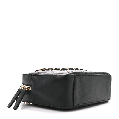 Chanel Goatskin Quilted Chanel 19 Camera Case Black 4 of 10