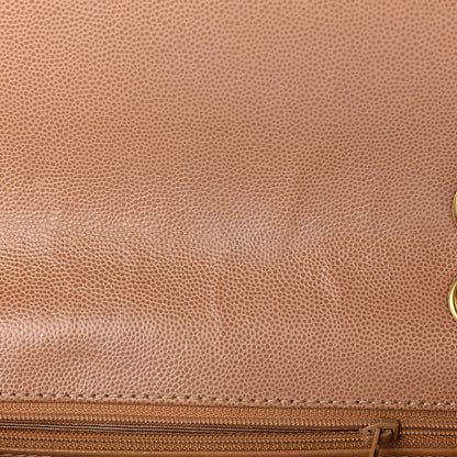 Chanel Caviar Stitch Small Single Flap Beige 9 of 16