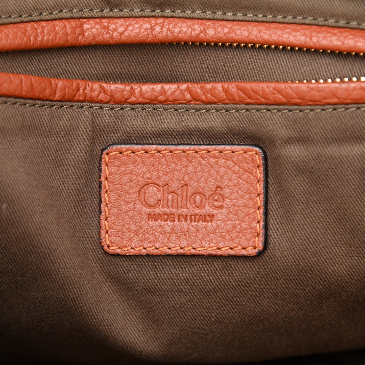 Calfskin Small Marcie Satchel Tan